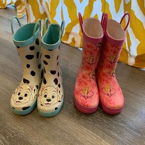 Vguc/GUC sz 13 and 13/1 girls Disney rainboots